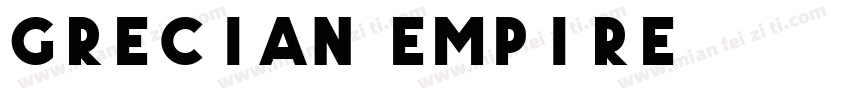 Grecian Empire字体转换